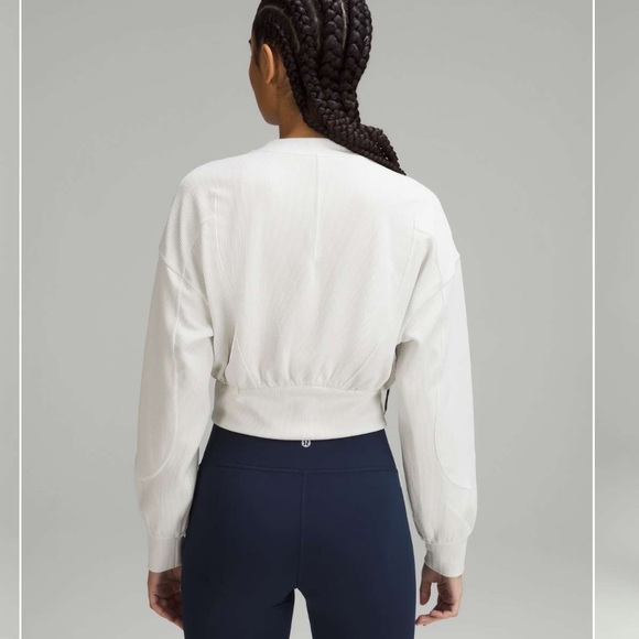 Lululemon Ribbed Softstreme Cropped Jacket - Picture 3 of 10